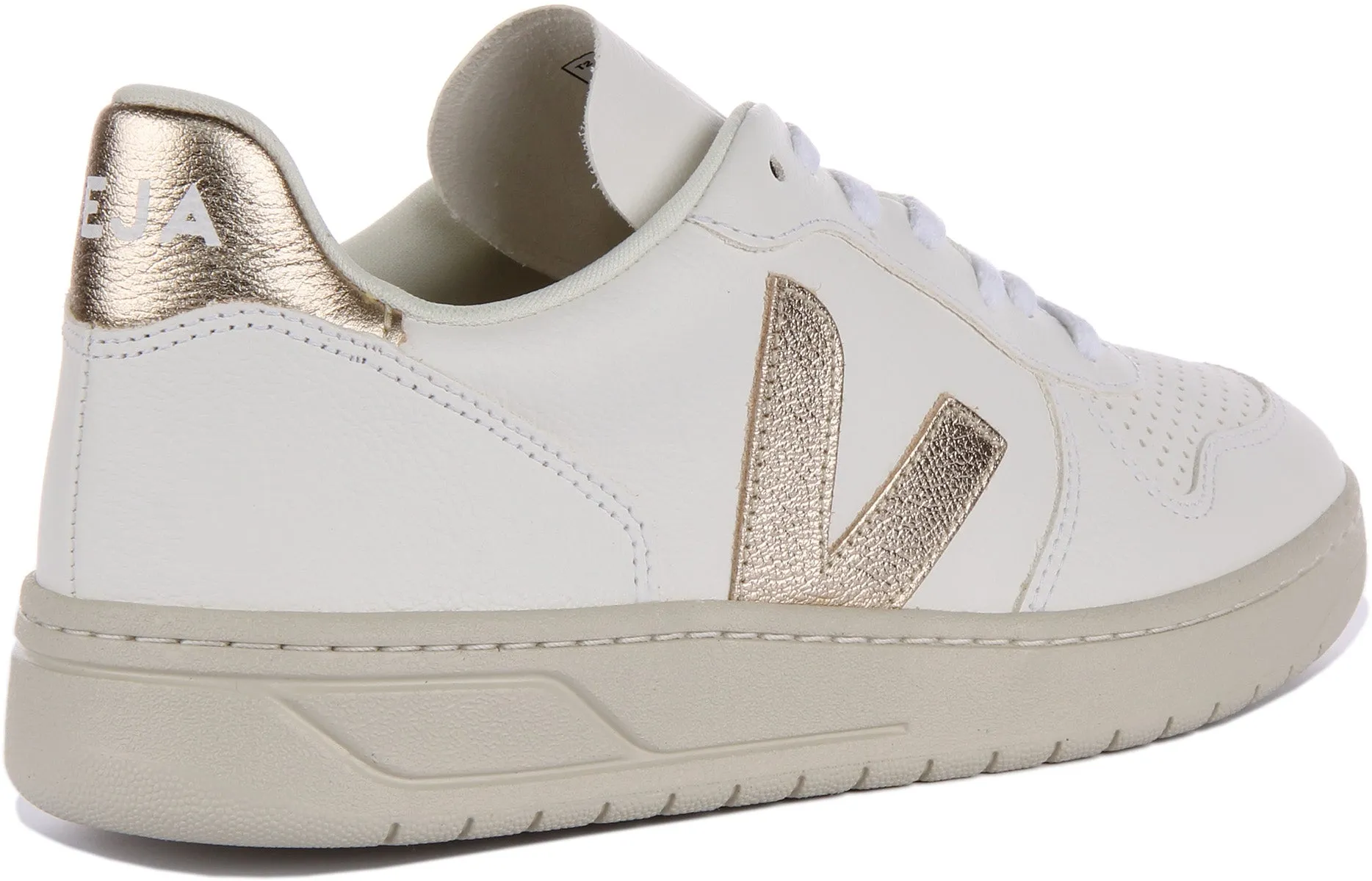 Veja V10 Chrome free In White Bronze For Women