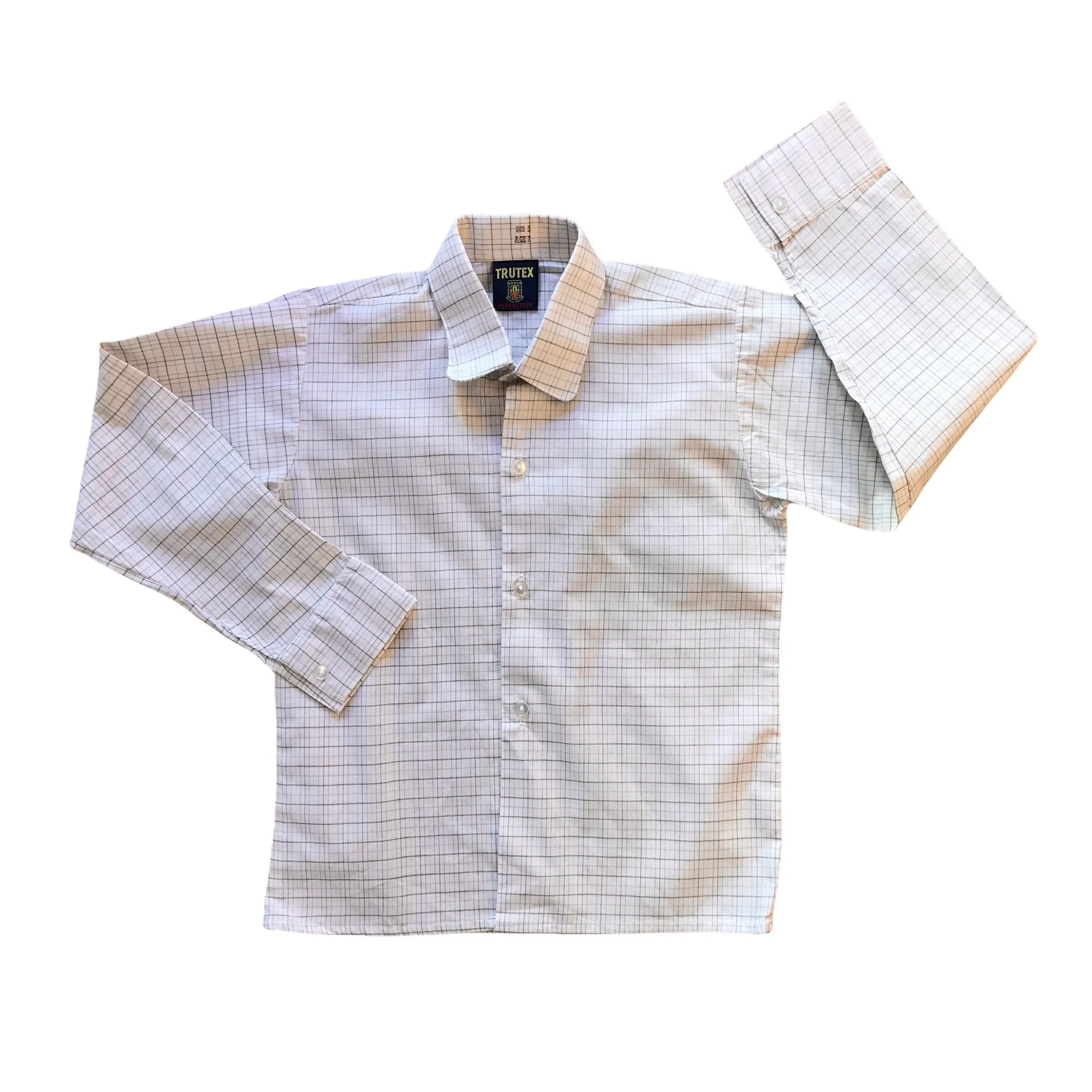 Vintage 1970's Check  Shirt  / 3-4Y