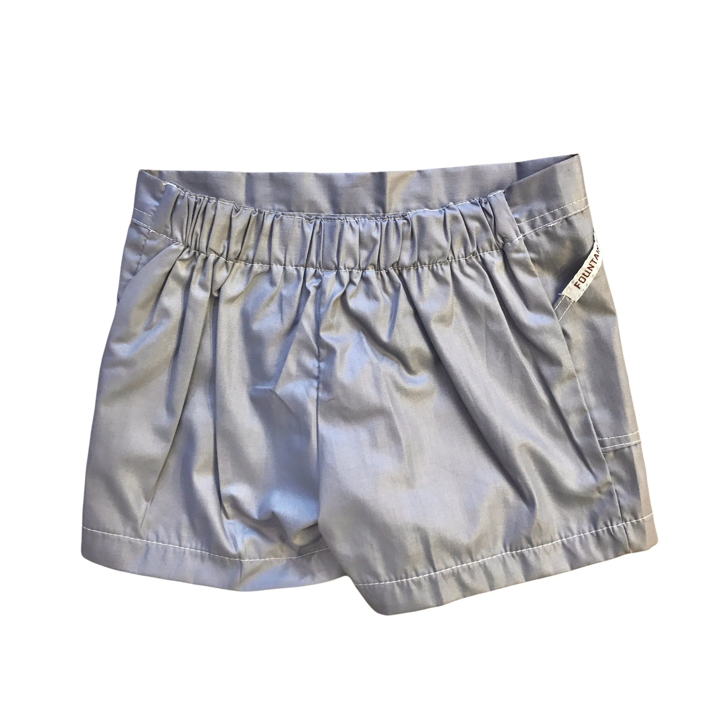 Vintage 1970's Grey Toddler Shorts / 3-4Y