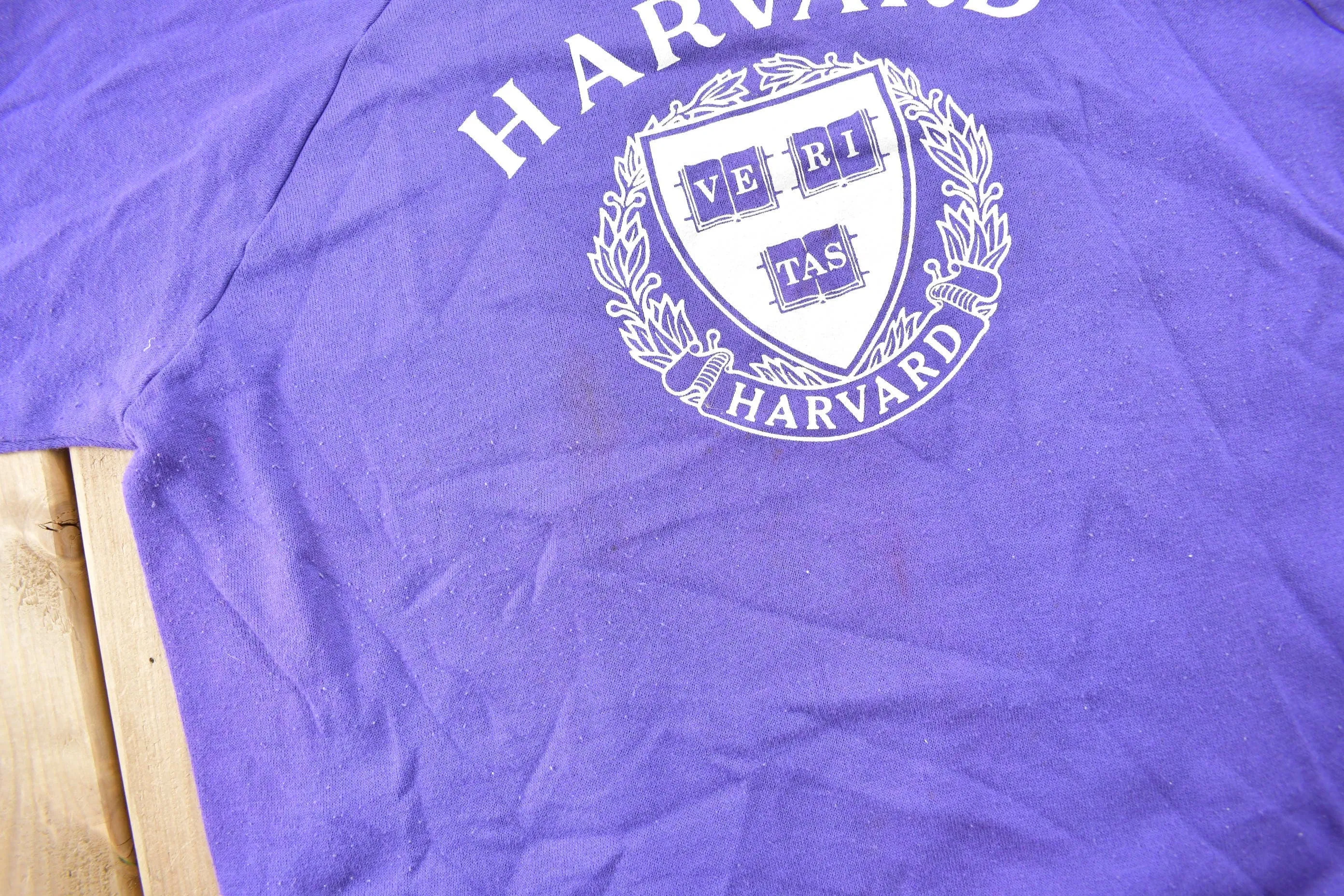 Vintage 1970s Harvard University Collegiate Champion Crewneck / Made In USA / Vintage Champion / Americana