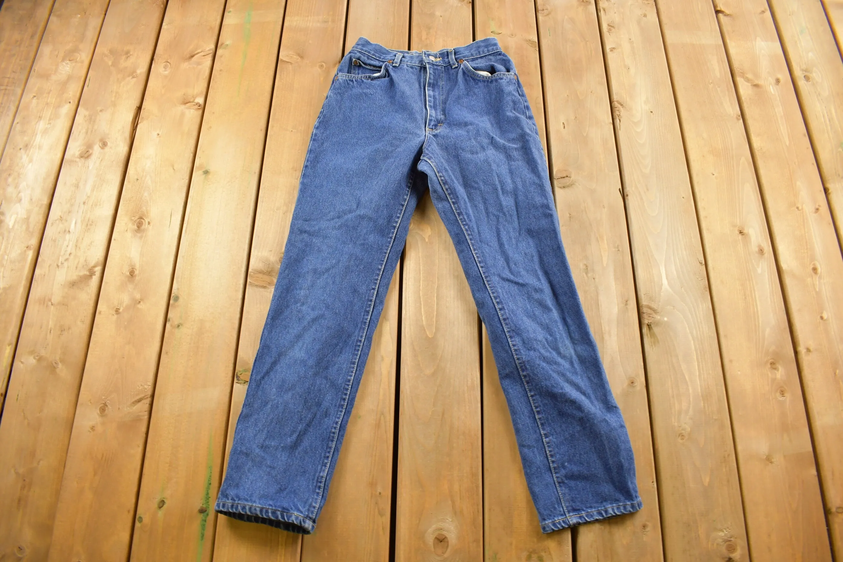 Vintage 1970s Lee Denim Women's Jeans Size 27 x 27 / Vintage Denim / Vintage Lee / Union Made In USA / Retro Jeans