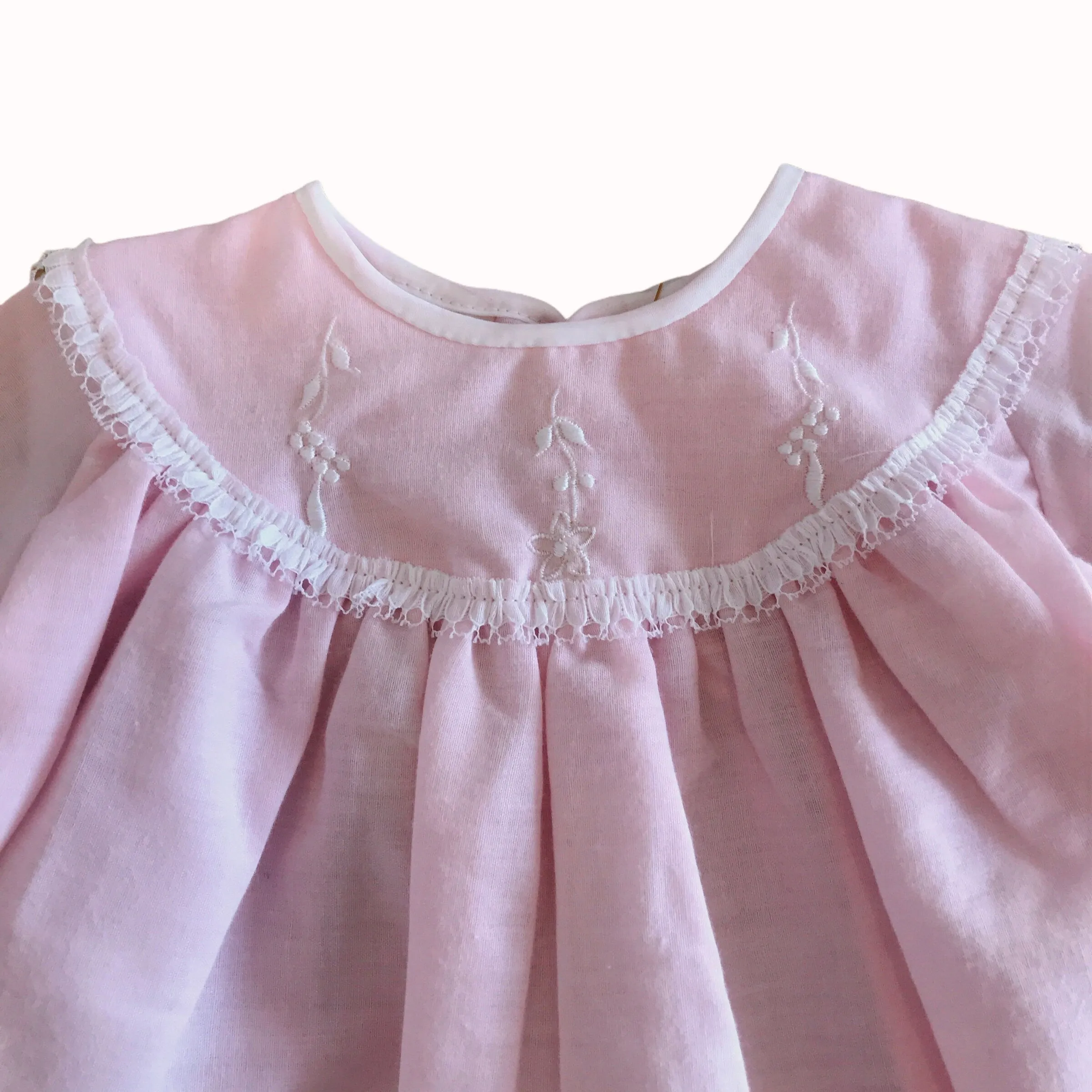 Vintage 1970s Pink Shirt British Made 3-6 Months