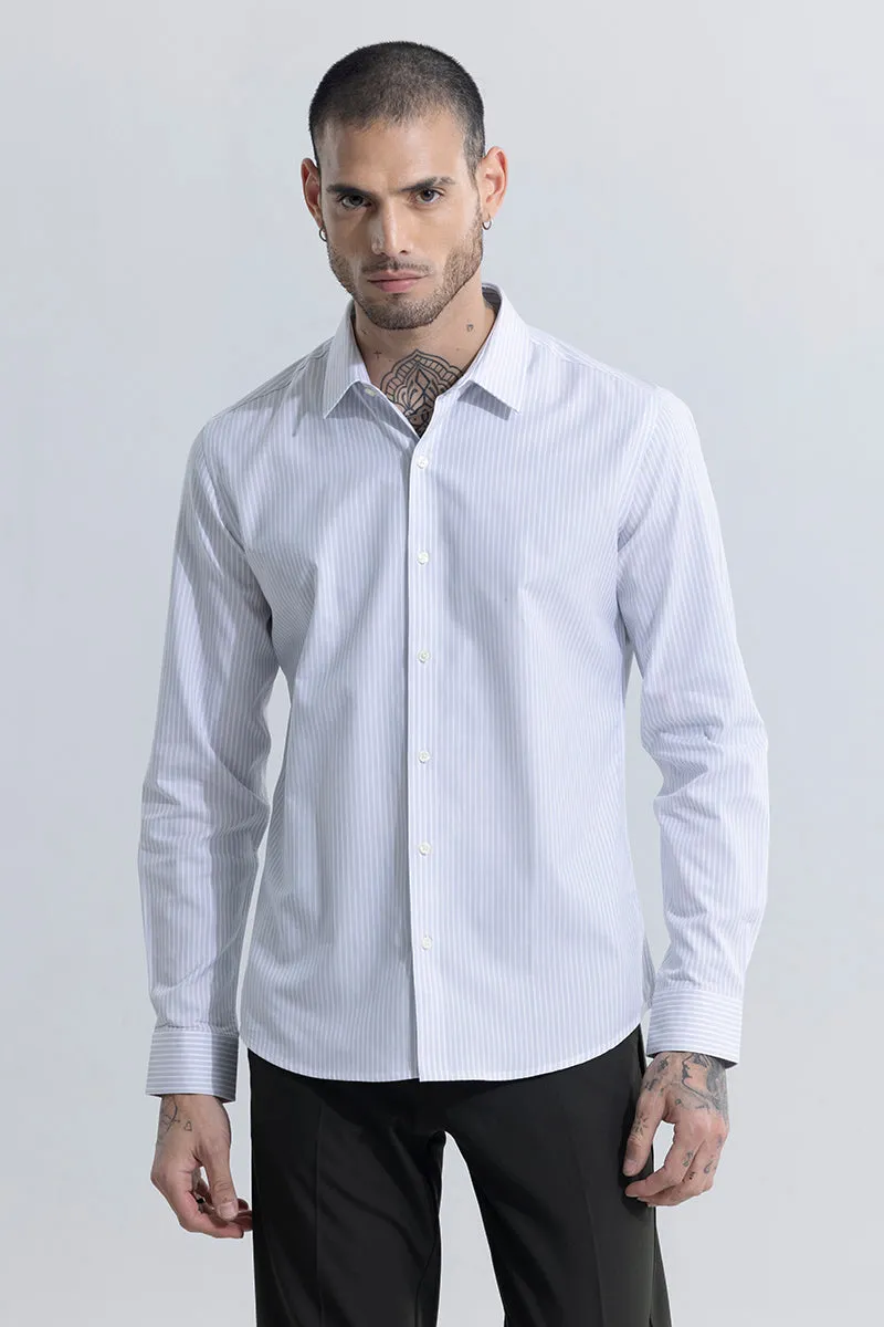 Waggle Stripe Grey Shirt