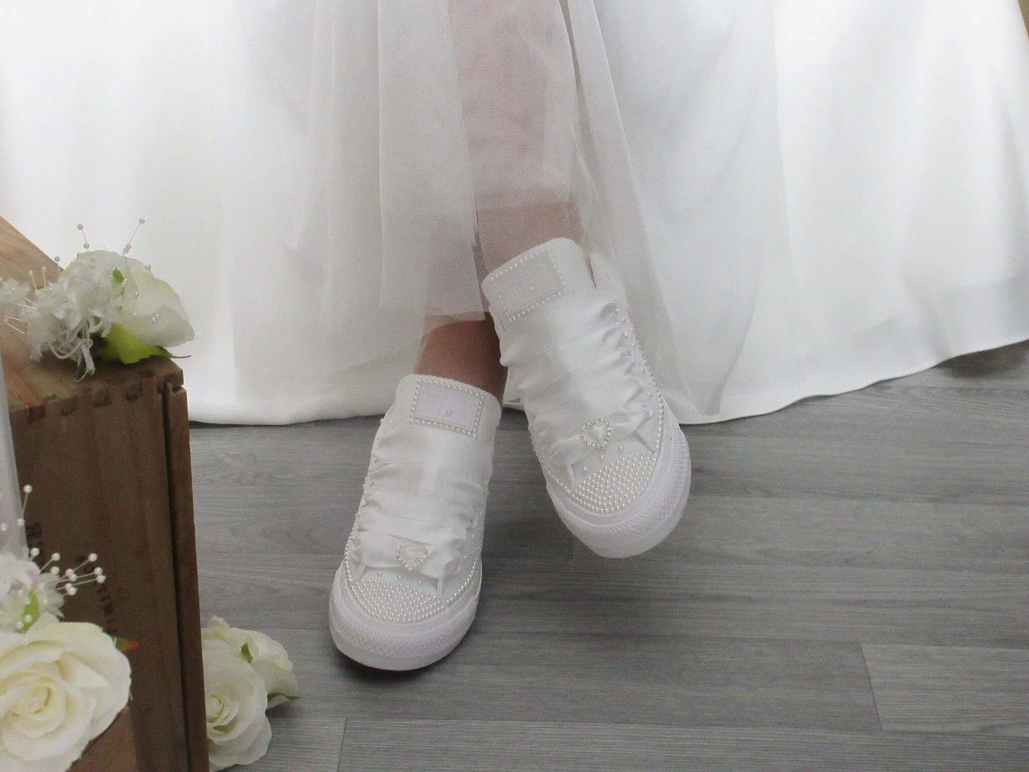 Wedding White Pearl Converse