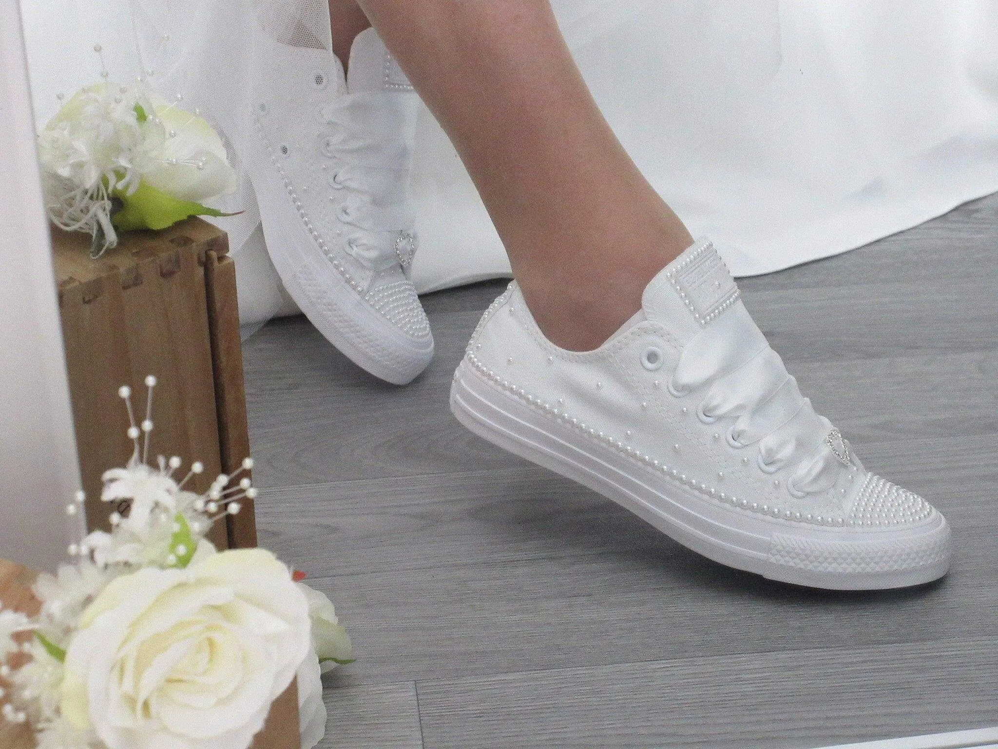 Wedding White Pearl Converse