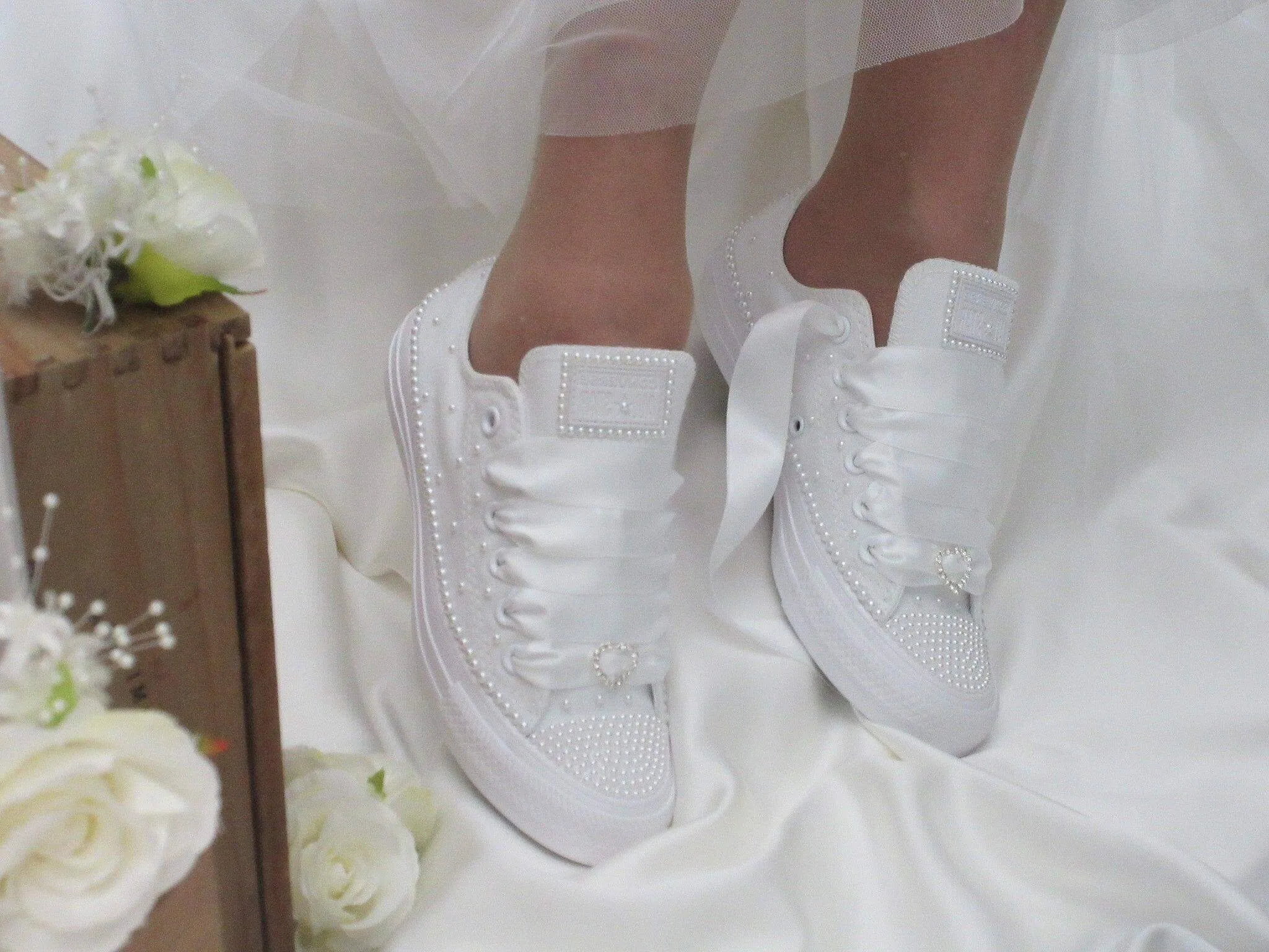 Wedding White Pearl Converse