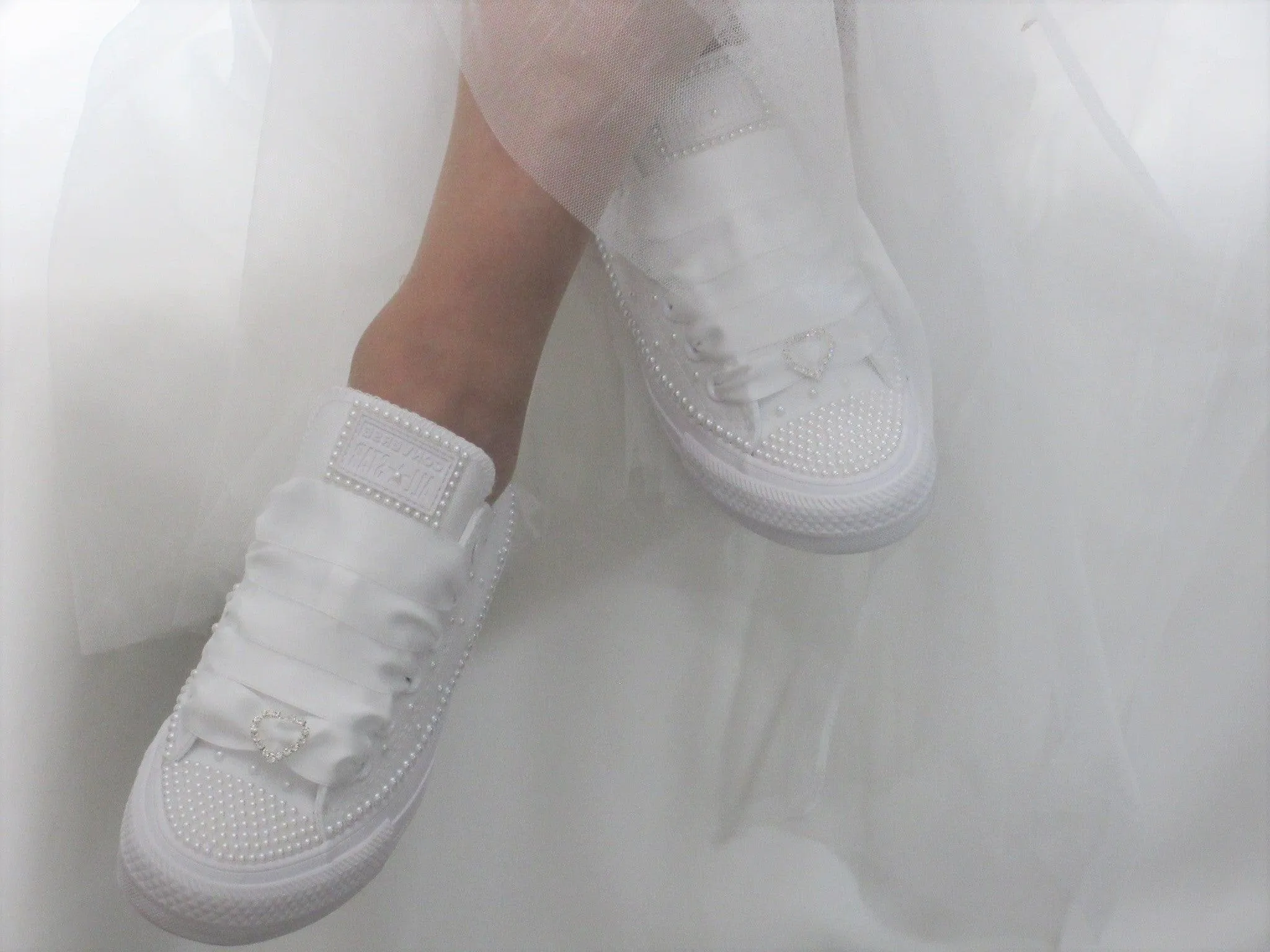 Wedding White Pearl Converse