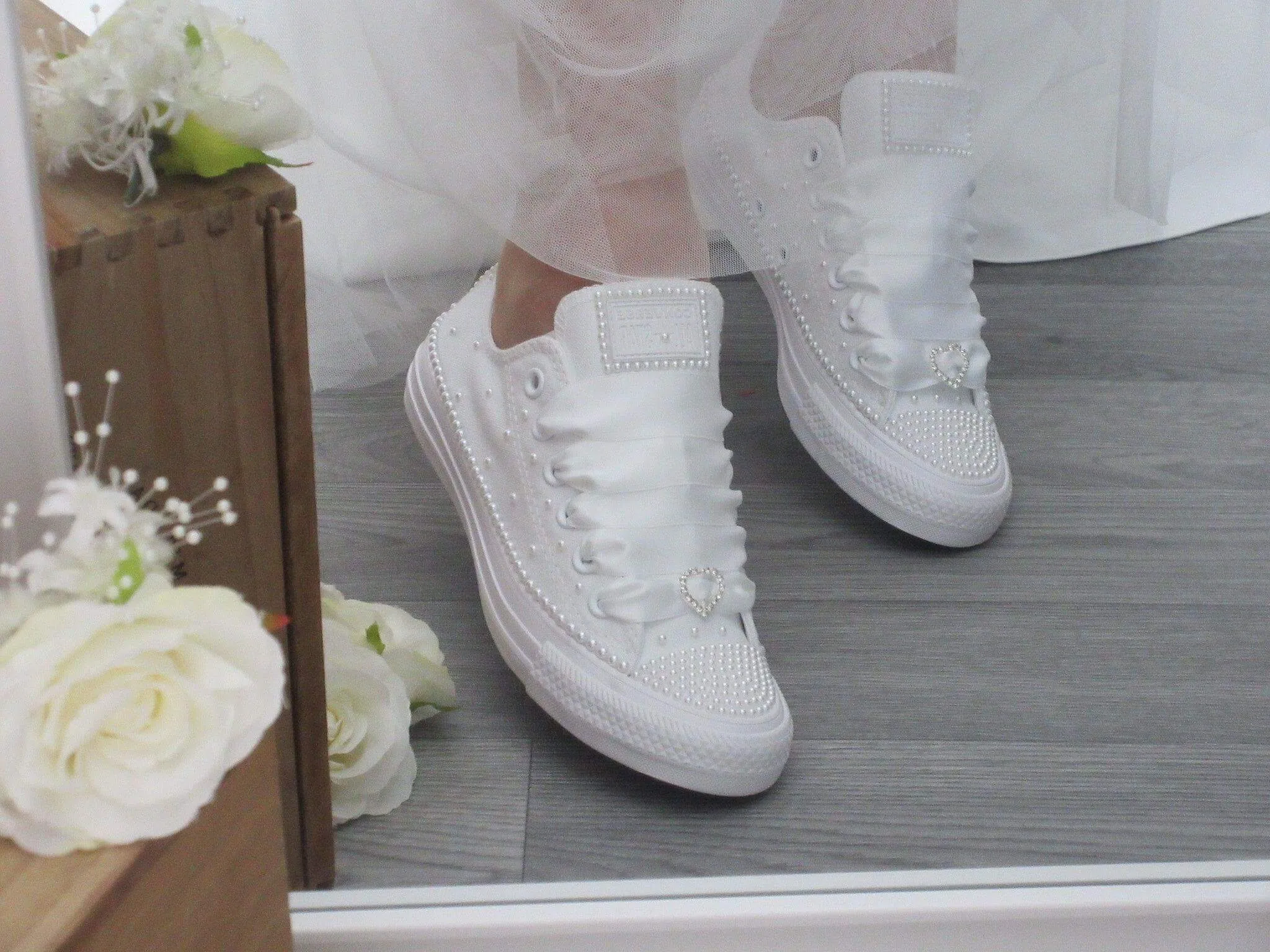 Wedding White Pearl Converse