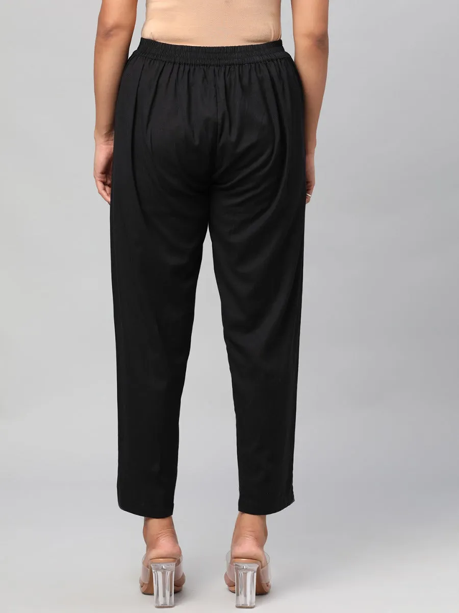 Women Black Trouser