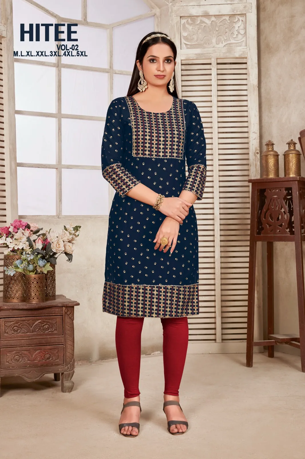 Women Stylish Fancy Kurti Top