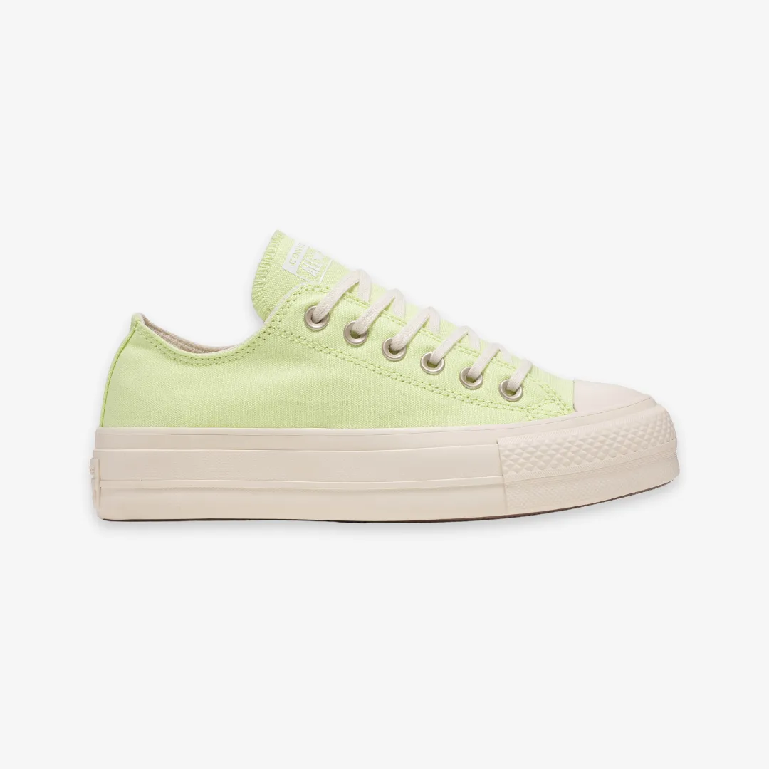 womens converse ctas lift ox (citron/natural ivory)